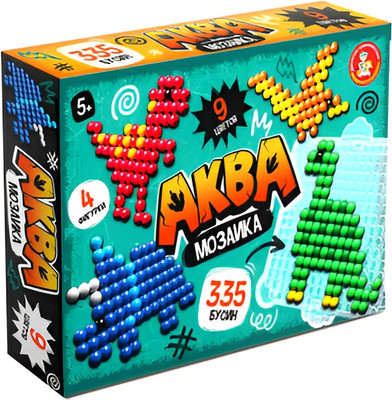 Развивающая игра Десятое королевство Аквамозаика. Динозавры / 05773