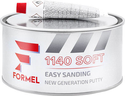 Шпатлевка автомобильная Formel 1140 Полиэфирная наполняющая мультизернистая FM-1142 (1.8кг)