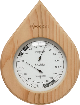 Термогигрометр для бани Everest Капля TG-05 (кедр)