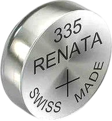 Батарейка Renata SR335/SR512SW 1.55V 5mAh 5.8x1.2mm