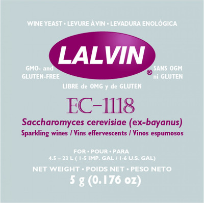Дрожжи Lalvin EC1118 (5гр)