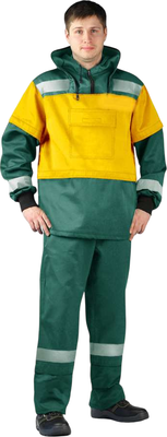 Костюм для охоты и рыбалки УРСУС Пртнцф зеленый/желтый Грета / КОС256 (р.52-54, 182-188)