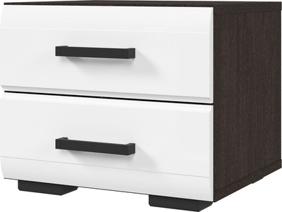 Прикроватная тумба Стендмебель Либерти ТБ 01 (белый глянец/венге)