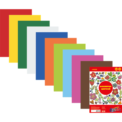 Набор фоамирана deVente 8040777 (10цв)