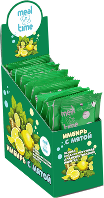 Чайный напиток Meal Time Имбирь с мятой (10x60г)
