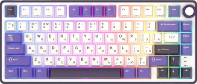 Клавиатура Royal Kludge R75 K (Silver Switch/Blackberry)