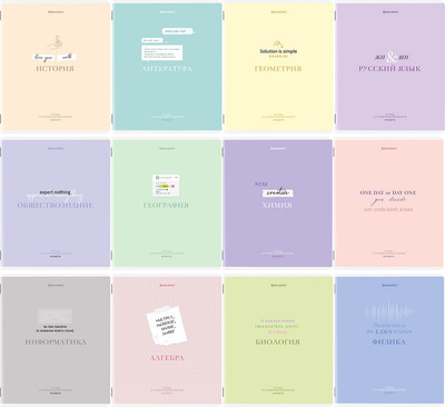 Набор предметных тетрадей Brauberg Creative / 405166 (12шт)