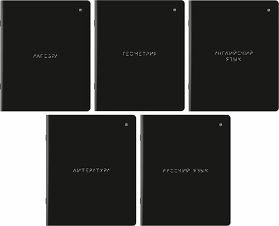 Набор предметных тетрадей Brauberg Minimal / 405185 (5шт)