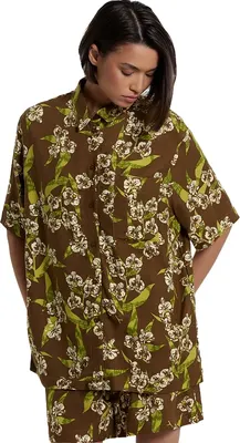 Рубашка Mark Formelle 112855/1 (р.170-96-102, цветы на кенгуру)