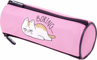 Пенал Brauberg Lazy Cat / 272306