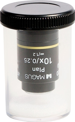 Объектив для микроскопа Magus 10PL60V Plan 10x/0.25/1.2 H60мм / 85120