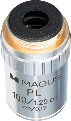 Объектив для микроскопа Magus MP100 Oil 100x/1.25ми Plan/0.17 / 85240