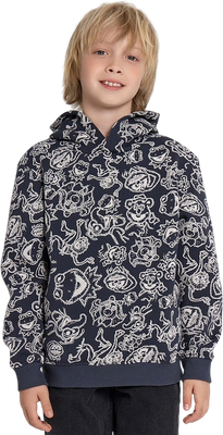 Худи детское Mark Formelle 123388 (р.116-60, персонажи на графитовом)