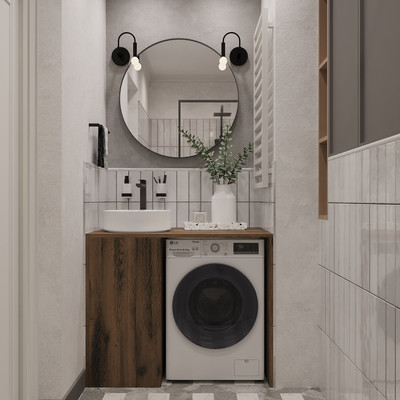 Тумба под умывальник ЗОВ Стамбул 100 / S100LAW0LAWWMD (аттик)