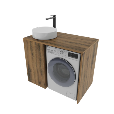 Тумба под умывальник ЗОВ Стамбул 100 / S100LAW0LAWWMD (аттик)