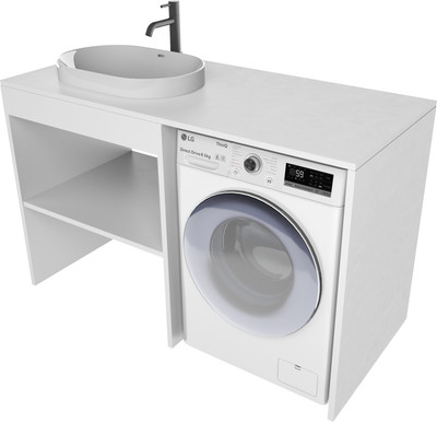 Тумба под умывальник ЗОВ Стамбул Премиум 130 / S130LWP0LWPWMC2BCL