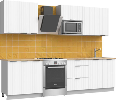 Кухонный гарнитур Arvento АНТА-плюс 2.2м (белый)