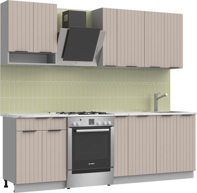 Кухонный гарнитур Arvento АНТА-плюс 1.8м (капучино)