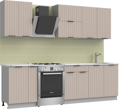 Кухонный гарнитур Arvento АНТА-плюс 2м (капучино)