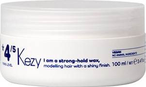 Воск для укладки волос Kezy I am с глянцевым эффектом сильной фиксации (100мл)