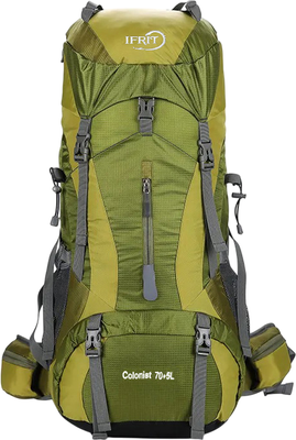 Рюкзак туристический IFRIT Сolonist Р-999-75/1 (зеленый)