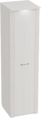 Шкаф Мебельград Элана 1-дверный 59x64.5x218.5 (бодега белая)