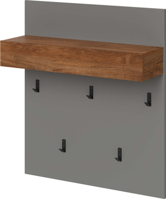 Вешалка для одежды MySTAR ИВ-126.10 (дымчатый алмаз/дуб канзас)