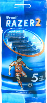 Набор бритвенных станков TREET Razer 2 Football антикоррозийные 2 лезвия (5шт)