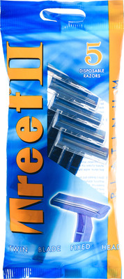 Набор бритвенных станков TREET II Platinum антикоррозийные 2 лезвия (5шт)