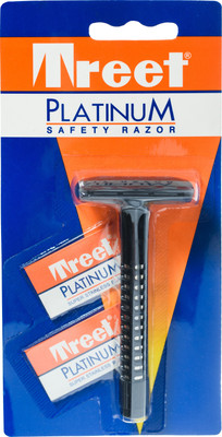 Бритвенный станок TREET Safety Razor Platinum + 2 лезвия