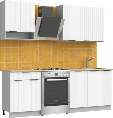 Кухонный гарнитур Arvento АНТА-плюс 1.6м (белый)