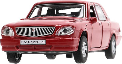 Автомобиль игрушечный Технопарк ГАЗ-31105 Волга / 3110-12-RD (красный)