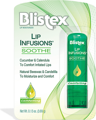 Бальзам для губ Blistex Lip Infusions Soothe с огурцом и календулой