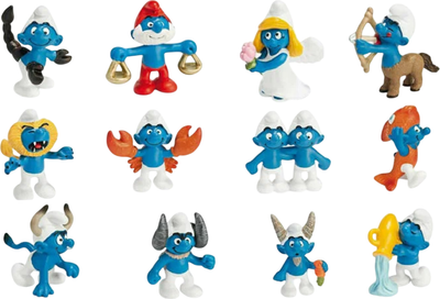 Набор фигурок коллекционных Schleich Дисплей Знаки зодиака Гномы / 20899 (36шт)