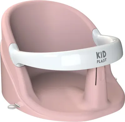 Стульчик для купания KidPlast Aura / PL144800 (розовый/белый)