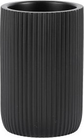 Стакан для зубной щетки и пасты Axentia Самос 136197 (черный)