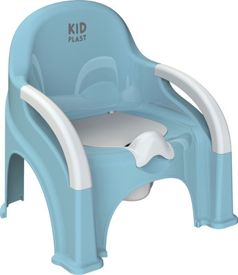 Детский горшок KidPlast Primo / PL116002 (голубой/белый)