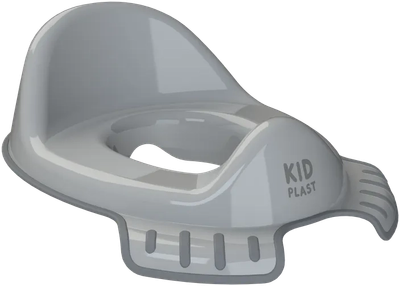 Детская накладка на унитаз KidPlast Flippi / PL124600 (светло-серый/серый)