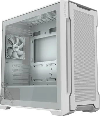 Корпус для компьютера Gigabyte C102 Glass Ice / GB-C102GI (белый, без БП)