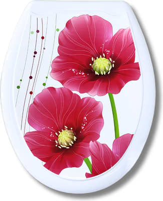 Сиденье для унитаза Еврокомфорт Мак 001694 (жесткое)