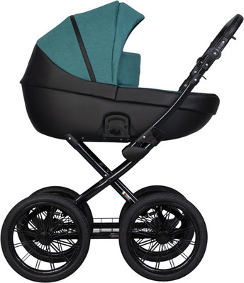 Детская универсальная коляска Riko Basic Pacco Prestige 2 в 1 (03/бирюзовый/черный)