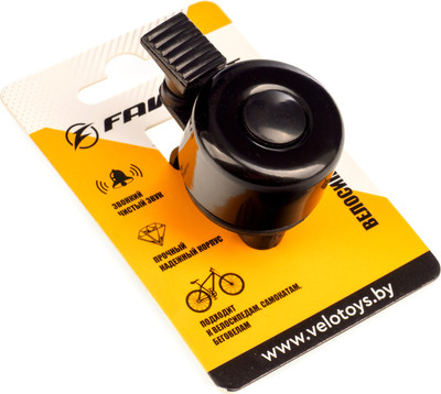 Звонок для велосипеда FAVORIT TD-1004BK