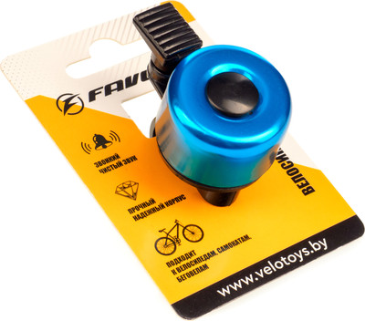 Звонок для велосипеда FAVORIT TD-1004BL