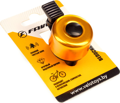 Звонок для велосипеда FAVORIT TD-1004YL