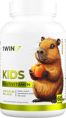 Мультивитаминный комплекс 1WIN Kids (60шт, абрикос)