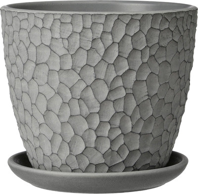 Вазон Композит Манго №4 / КС-Б4-216-42 (4л, серый бутон)