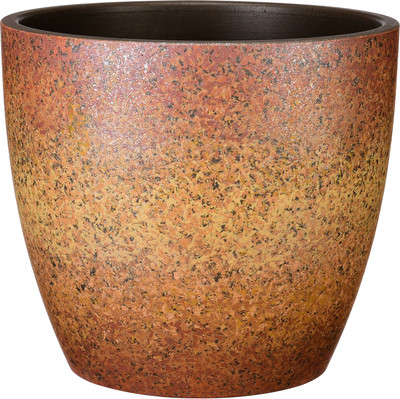 Кашпо Композит Акварель №9 / КЗ-Б9к-59-05м (40л, охра/матовый)