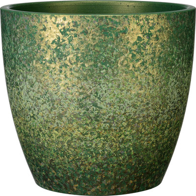 Кашпо Композит Акварель №9 / КЗ-Б9к-59-01 (40л, зеленый/матовый)