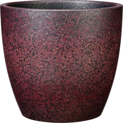 Кашпо Композит Акварель №9 / КЗ-Б9к-59-45м (40л, вишневый/матовый)