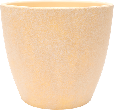 Кашпо Композит Замша №9 / КЗ-Б9к-305-38 40 (40л, бежевый бутон)